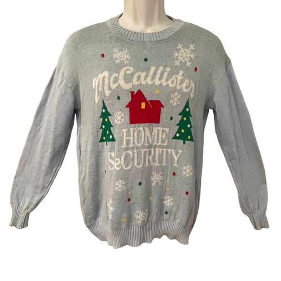Home Alone McCALLISTER HOME SECURITY Ugly Xmas Sweater Size S - Picture 1 of 4